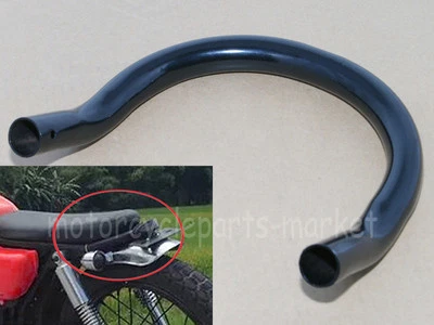 Marco de asiento trasero de acero inoxidable negro aro bucle para Honda CB500F 13-16 Yamaha Foto 1 de 4