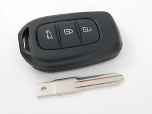 for Dacia Duster Logan Renault Traffic Symbol 3 Button Remote Key Fob Case Shell - Picture 1 of 4