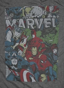 t-shirt groß marvel comics comics thor captain america 25 inches pit2pit - Bild 1 von 3