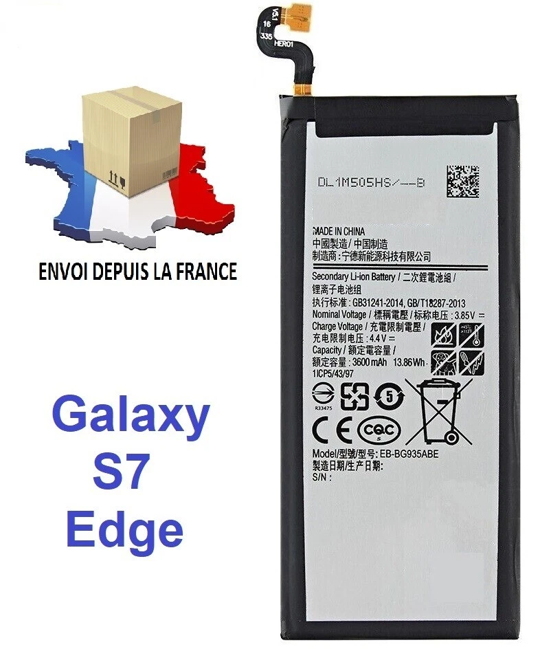 Batterie Pour Samsung Galaxy S7 Edge (G935F/G935J/G935V) EB-BG935ABE/ABA Neuve - Photo 1/1