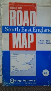 BIG Geographia map as Ordnance Survey London Cambridge Ely Thetford Worcester - Picture 1 of 9