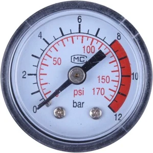 Luftkompressor Pneumatischer Hydraulikdruck 10 mm Stärke 0-12Bar/0-170PSI  - Bild 1 von 8
