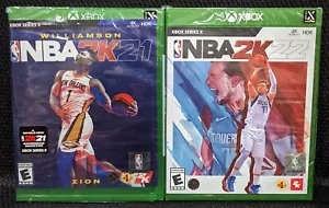 Lote NBA 2K21 y NBA 2K22 TOTALMENTE NUEVO y SELLADO para Xbox Series X LEER - Imagen 1 de 4