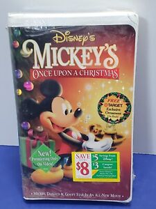 Walt Disney Mickeys Once Upon a Christmas VHS bande cible ornement exclusif