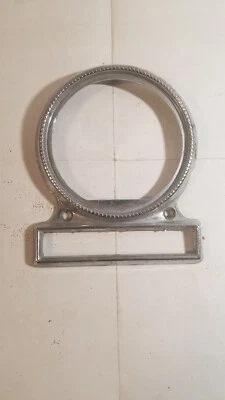 Original 1955 FORD VICTORIA RADIO BEZEL OEM #FDH18842A Qty 1 - Image 1 of 3