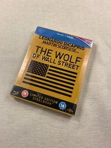 THE WOLF OF WALL STREET  BLURAY STEELBOOK UK, NEW/SEALED - Picture 1 of 4