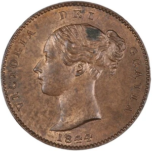 Great Britain (for Malta) 1844 1/3 Farthing R+B UNC SCARCE ISSUE - Picture 1 of 2