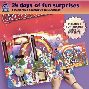 Christmas Kids Advent Calendar Girls with 24 Gifts -Crafts, Jewelry, Accessories - Picture 1 of 3