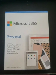 Microsoft Office 365 Personal 1 Year Subscription For 1 User QQ2-01024 - Picture 1 of 3
