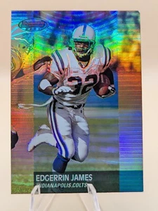 2001 Bowman's Best Edgerrin James Refractor football card #4 Colts HOF - Picture 1 of 2