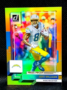 2022 Panini Donruss NFL - MIKE WILLIAMS #292 - Gold Press Proof - Holo Prizm SP - Picture 1 of 2