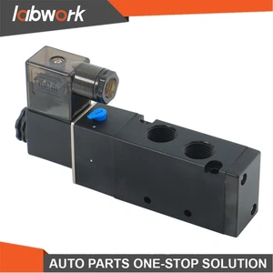 Labwork 3/8" 5 Way 2 Position Electric Solenoid Air Valve 110V AC - Picture 1 of 24