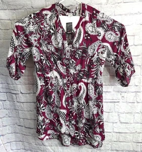 Blusa para mujer Avenue Grace Berry 22/24 estampado floral - Imagen 1 de 13