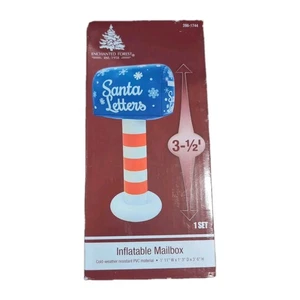 Santa's Letters Christmas Inflatable Mailbox 3.5 Ft Tall Indoor Outdoor Decor - Picture 1 of 2