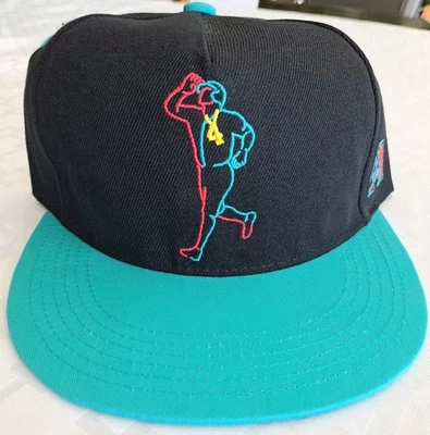 ⚾️ Ketel Marte #4 Promo Arizona DBacks MLB Black Hat Cap (w/blue bill)- snapback - Image 1 of 4