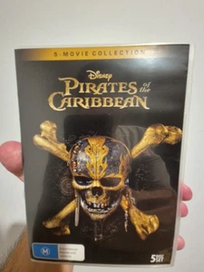 Pirates Of The Caribbean - 1 2 3 4 5 Movie Collection : NEW DVD - Picture 1 of 5