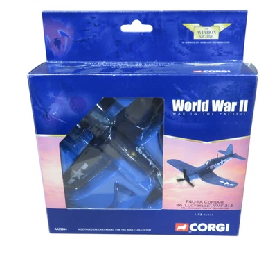 Corgi AA33004 1/72 F4U-1A Corsair 'Lucybelle' VMF-214  Maj. Gregory Boyington - Image 1 of 4