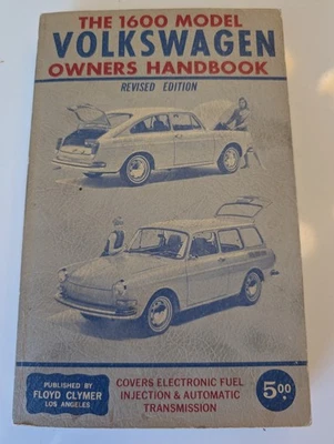 MANUAL DEL PROPIETARIO VOLKSWAGEN MODELO 1600 VINTAGE Foto 1 de 3