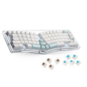 Programmable Bluetooth & Wired Mechanical Keyboard with Backlight, QMK Compil... - Picture 1 of 9