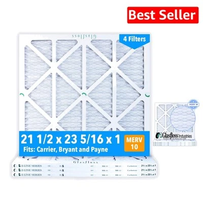 Case of 4 MERV 10 Synthetic Pleated Filters - 21.5 x 23.3125 x 1 Size - Image 1 of 3