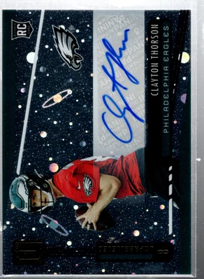 B4221 2019 Panini Unparalleled Rookie Autograph Cosmos #289 Clayton Thorson Auto - Image 1 of 2