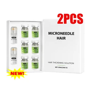 2x Microneedle rodillo cuero cabelludo tratamiento pérdida de cabello esencia para hombres y mujeres 30 ml- - Imagen 1 de 15