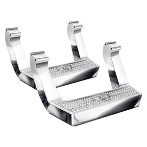Carr LD XM3 Chrome Non-Slip 15" Side Steps for Dodge Ram 1500 2500 3500 Set of 2 - Picture 1 of 5