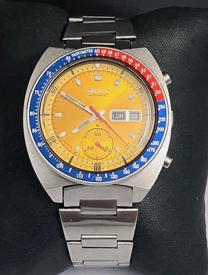 Seiko 6139-6005 esfera dorada 6009R, 1978/3 - funciona muy bien Foto 1 de 4