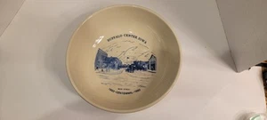 Roseville Pottery Bowl 1892 Centennial 1992 Main St Buffalo Center Iowa 9.5" R - Picture 1 of 8