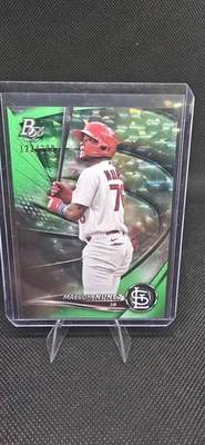 Malcom Nunez Emerald Ice Foilboard /299 2022 Bowman Platinum Top Prospects - Image 1 of 2