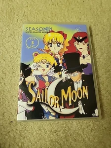 Sailor Moon DVD Season 1 Limited Collector Edition 2014 3 DVD Set Anime Tested - Foto 1 di 6