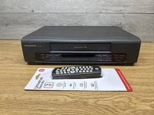 VINTAGE Panasonic PV-7200 Omnivision Blue Line VCR Player & Remote-TESTED - Picture 1 of 9