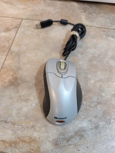 Microsoft IntelliMouse Explorer 4.0 Model 1004 Silver 5 Button Tilt Wheel - Picture 1 of 5