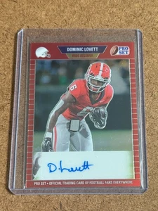 2024 Leaf Metal Pro Set DOMINIC LOVETT Missouri Tigers AUTO /52 Signed NFL LIONS - Picture 1 of 3