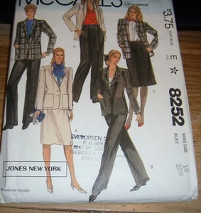 UNCUT 70er-80er VINTAGE JACKE / HOSE / ROCK McCALL'S GRÖSSE 10 BÜSTE 32-1/2 #8252 - Bild 1 von 1