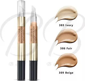Max Factor Mastertouch All Day Under-Eye Concealer Pen 10ml SPF10 *ALL SHADES* - Picture 1 of 8