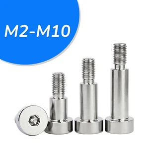 Socket Shoulder Bolts A2 Stainless Steel Socket Allen Key M3 M4 M5 M6 M8 M10 - Picture 1 of 123