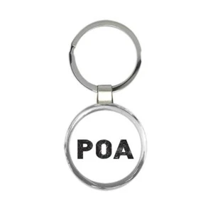 Brazil Salgado Filho Airport Porto Alegre POA Brasil : Gift Round Keychain - Picture 1 of 1