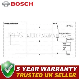 Bosch Brake Fluid Pressure Switch Fits Vauxhall VW Ford Audi + Other Models - Picture 1 of 9