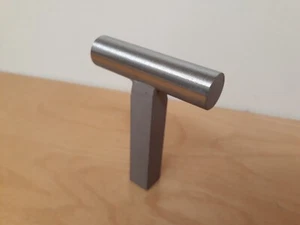 5/8 Zoll winterharter Schaft 3/4 Zoll Durchmesser Boden voller Schmied Amboss sandgestrahlt - Bild 1 von 6