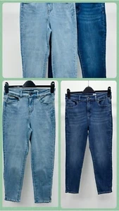 Ex M&S Damen leichte Stretch Denim Cropped/Knöchel Skinny Jeans Größen 8-24 - Bild 1 von 12