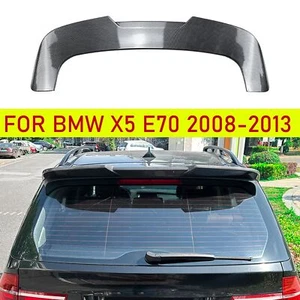 Carbon Fiber Look Rear Roof Trunk Spoiler Wing Body Kit For BMW X5 E70 2008-2013 - Picture 1 of 6