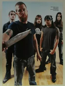 A LIFE ONCE LOST ~ Metalcore HOLDING HUGE BLADE ~ Magazine Page PINUP - Picture 1 of 1