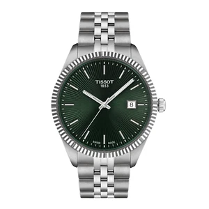 *BRAND NEW* Tissot Ballade Green Dial Stainless Steel Men's Watch T1564101109100 - Picture 1 of 5