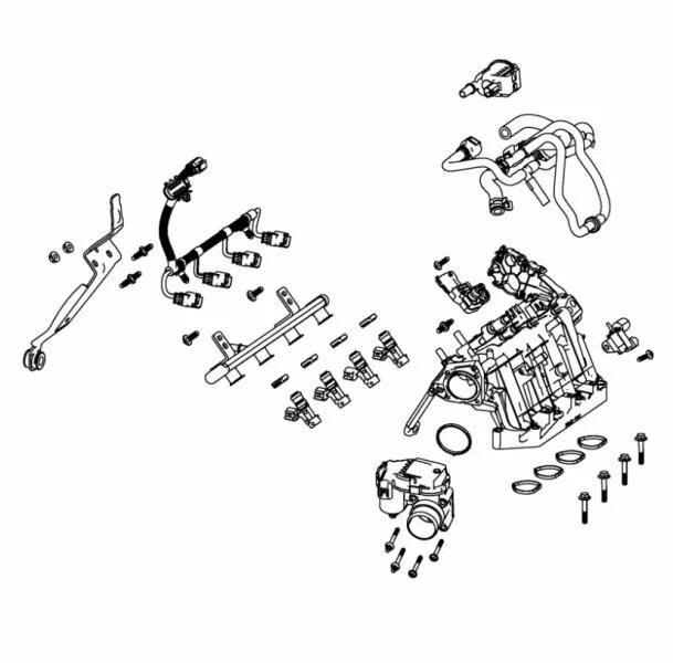 NEW OEM Intake Manifold Fits 2 Door 1.4L Turbo 12-17 FIAT 500 815860 Foto 1 de 1