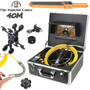 40M 9" 512HZ DVR IP68 HD 1000TVL 12PCS LED Sewer Pipe Inspection Video Camera - Picture 1 of 22