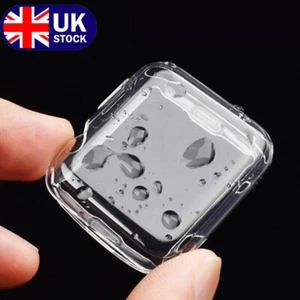 For Apple Watch Series 10/9/8/7/6/5/4/SE/3 Case TPU Full Screen Protector Cover - Picture 1 of 21