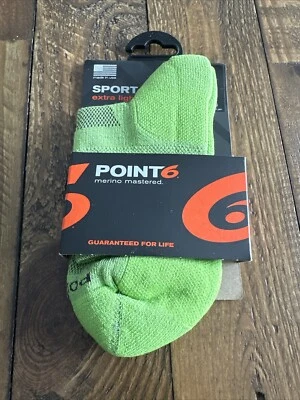 Calcetines Point6 Sport extra ligeros de lana merino para mujer y hombre talla mediana ligeros Foto 1 de 3