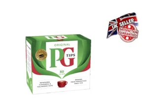 PG Original Tips One Cup Black Tea Bags Biodegradable 80 PG Tips Cuppa Bag UK - Picture 1 of 1