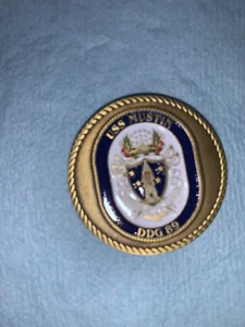 USS MUSTIN, DDG-89 collector challenge coin - Picture 1 of 3